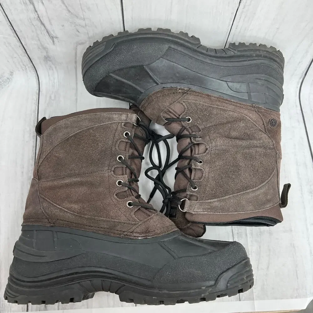 Northside EVEREST Brown Winter Boots Waterproof Size 9 Men's